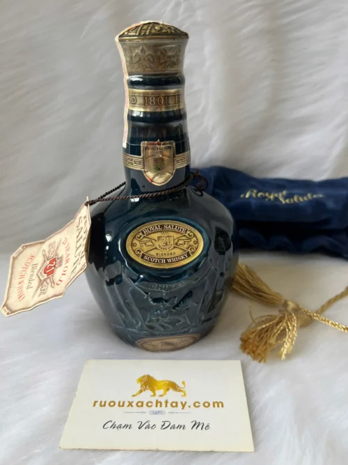 Chivas 21 Đít Lõm 375ml 40% Màu Xanh Biển (4)