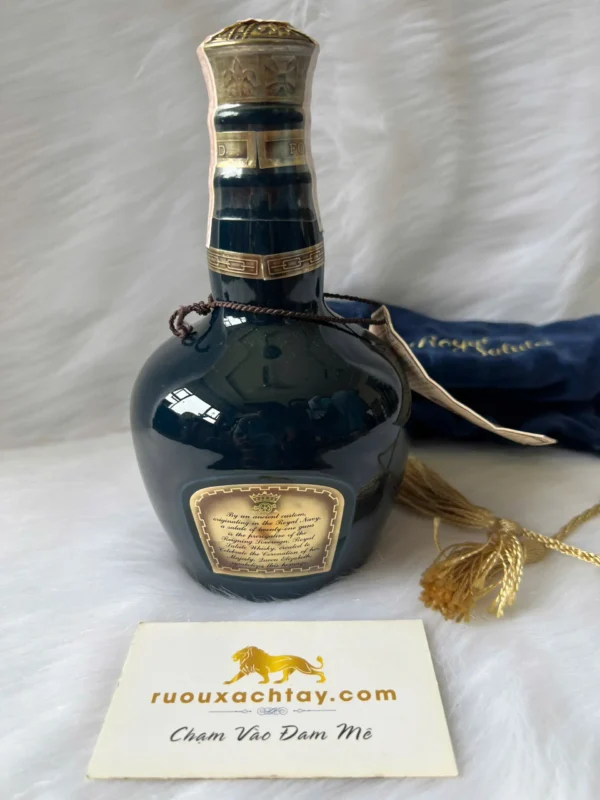 Chivas 21 Đít Lõm 375ml 40% Màu Xanh Biển (5)