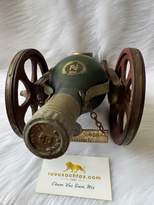 Cognac Camus Napoleon Canon Base Thuỷ Tinh Xanh Mờ 5 Cognac Camus Napoleon Canon Base (3)