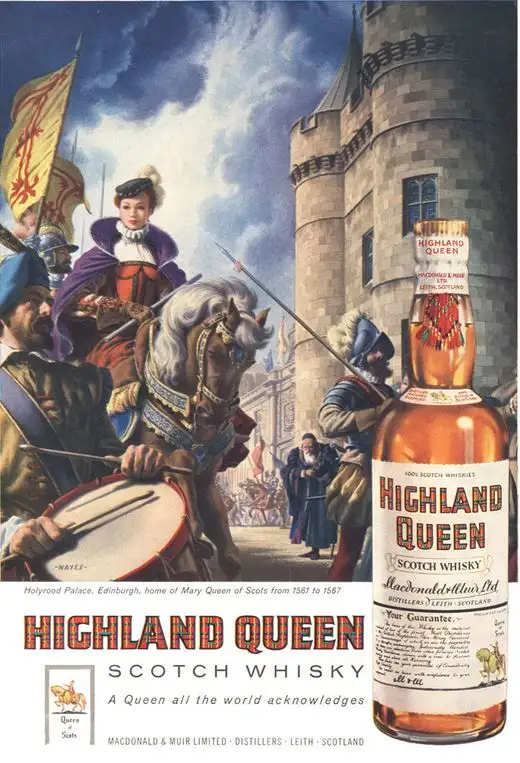 Highland Queen Scotch Whisky 1950s 14 Highland Queen Scotch Whisky 1950s