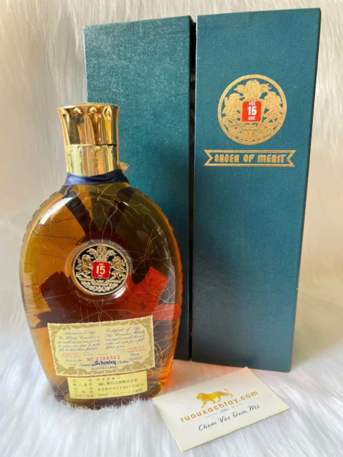 Schenley Order Of Merit 15YO Blended Canadian Whisky Distilled 1948 Bottled 1963 (40%, 75cl) 9 Schenley Order Of Merit 15YO Blended Canadian Whisky Distilled 1948 Bottled 1963 (40%, 75cl) (3)