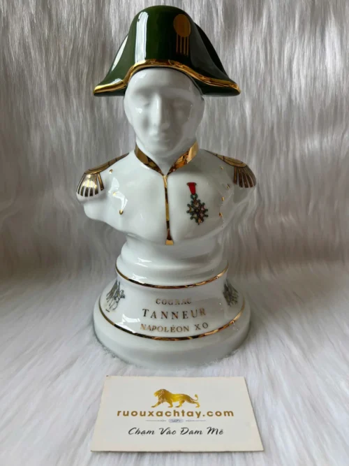Tanneur Napoleon XO Cognac Limoges Figural Decanter (2)