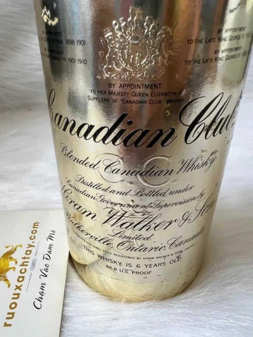 Whisky Canadian Club Gold 1971 (2)
