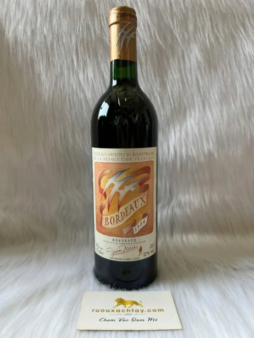 1986 Yvon Mau The Bicentennial Bordeaux Commemorating The French Revolution (3)