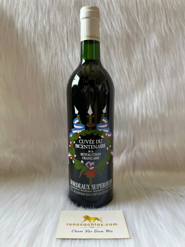 1989 Bordeaux Superieur Cuvee Du Bicentenaire De La Revolution Francaise Ver2 (1)