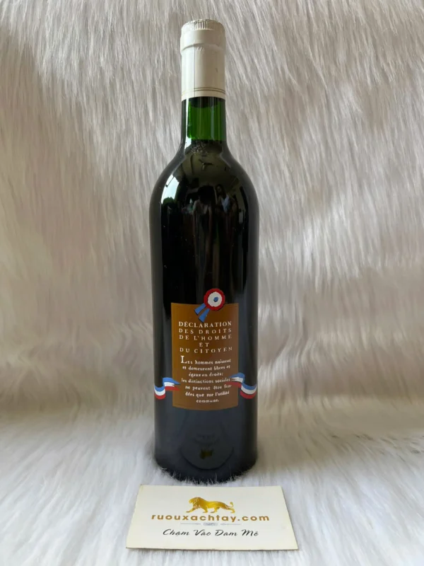 1989 Bordeaux Superieur Cuvee Du Bicentenaire De La Revolution Francaise Ver2 (3)
