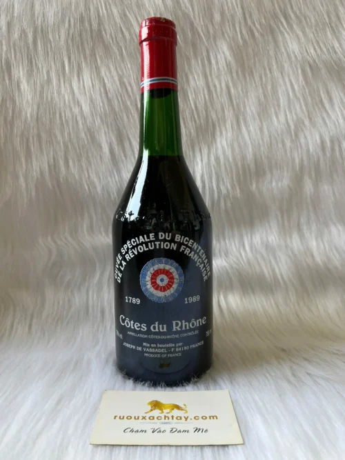 1989 Cote Du Rhone Cuvee Du Bicentenaire De La Revolution Francaise (3)