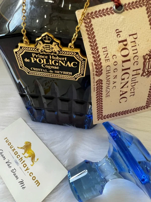 Cognac Fine Champagne Prince Hubert De Polignac Blue Crystal