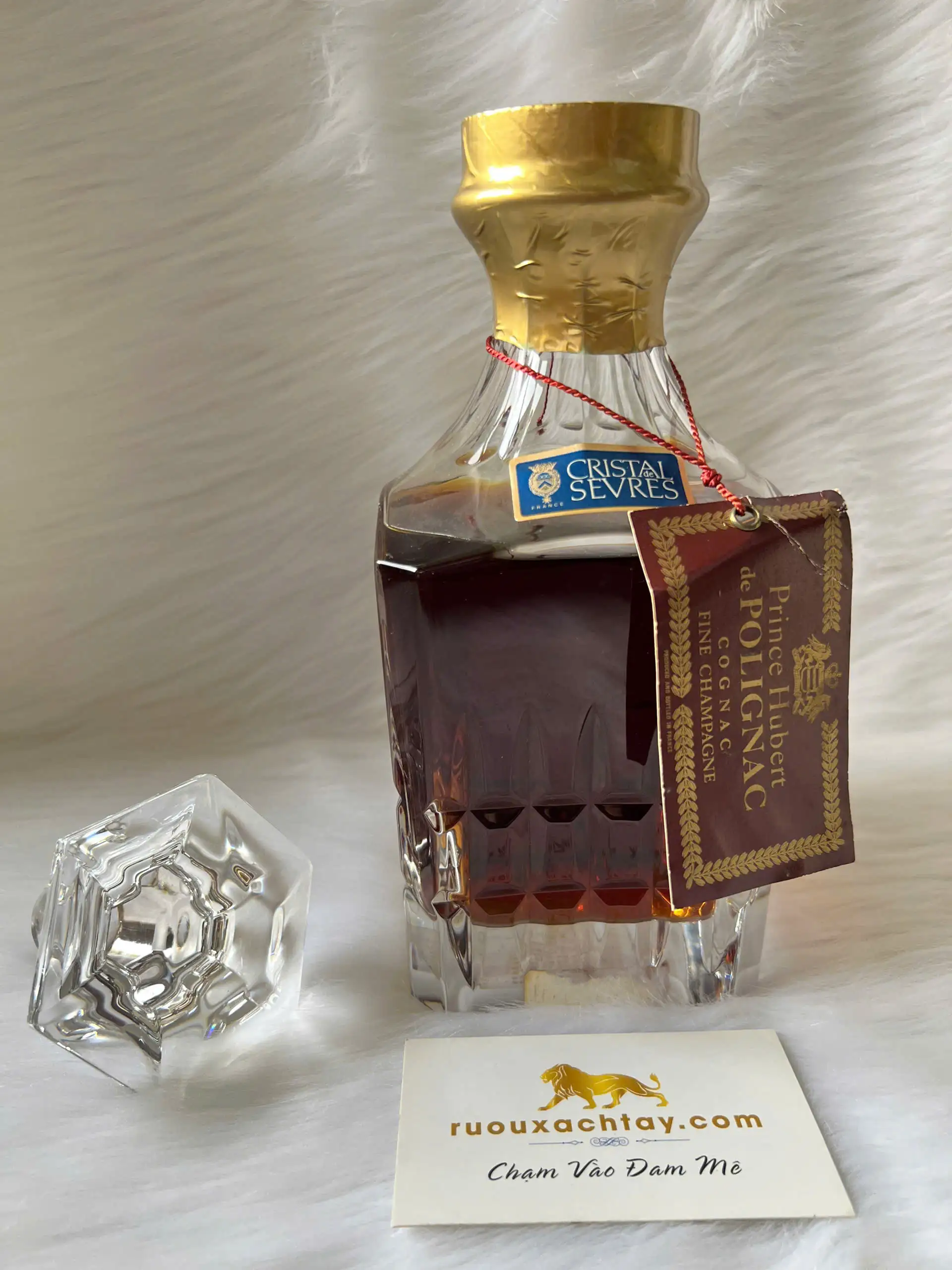 Cognac Fine Champagne Prince Hubert de Polignac Clear Crystal 2 Cognac Fine Champagne Prince Hubert de Polignac Clear Crystal (2)