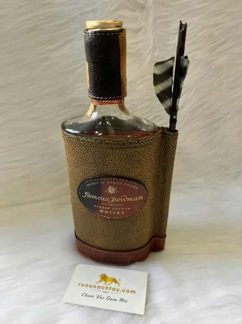 Famous Bowman Finest Scotch Whisky Clear Bottle (4)