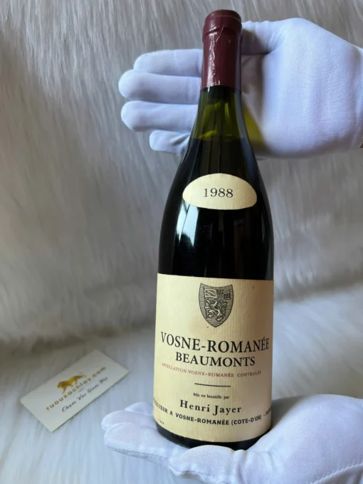 Henri Jayer Vosne Romanee Beaumonts 1988 (1)