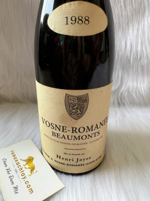 Henri Jayer Vosne Romanee Beaumonts 1988 (2)