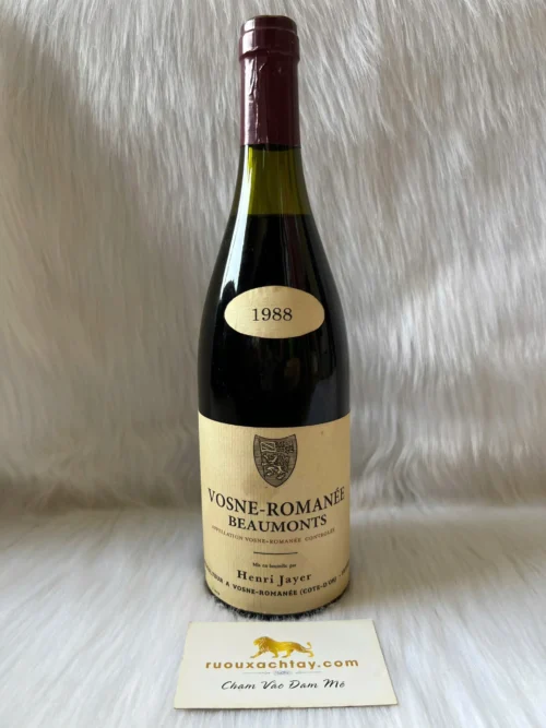 Henri Jayer Vosne Romanee Beaumonts 1988 (3)