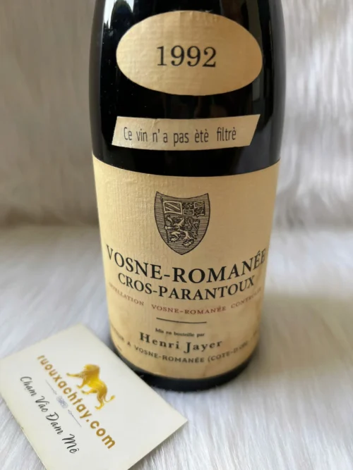 Henri Jayer Vosne Romanee Cros Parantoux 1992 (2)