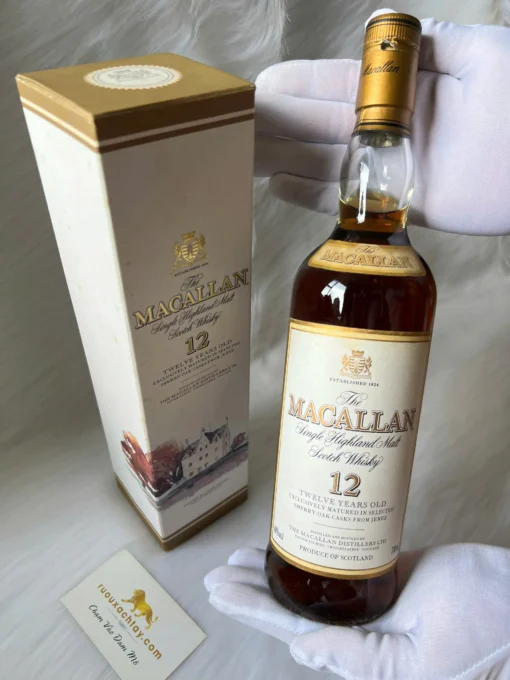 Macallan 12 Years old Sherry Oak Old Label Distillery Bottling (1)