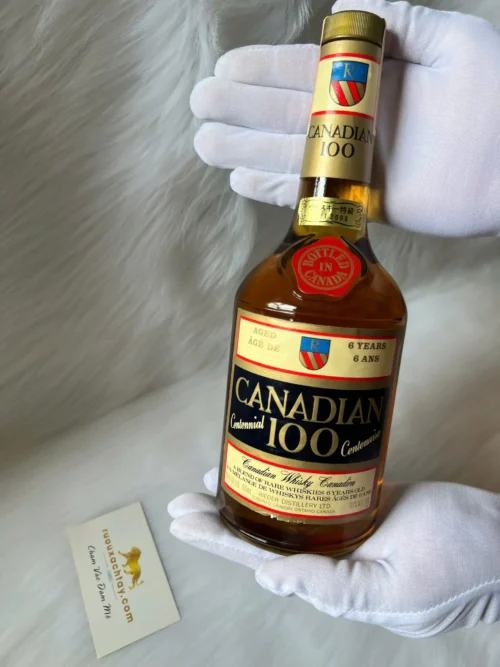 Rieder Canadian 100 Centennial 6YO Blended Canadian Whiskey Bottled 1978 (5)