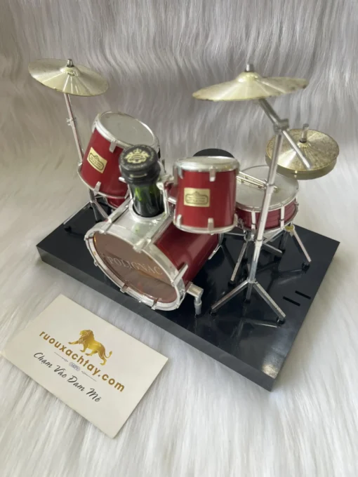 Rượu Mini Nhạc Cụ Bộ Trống Đỏ