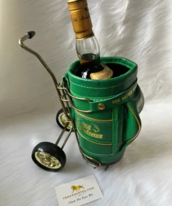 Rượu Và Xe Đẩy Túi Golf Màu Xanh (1)