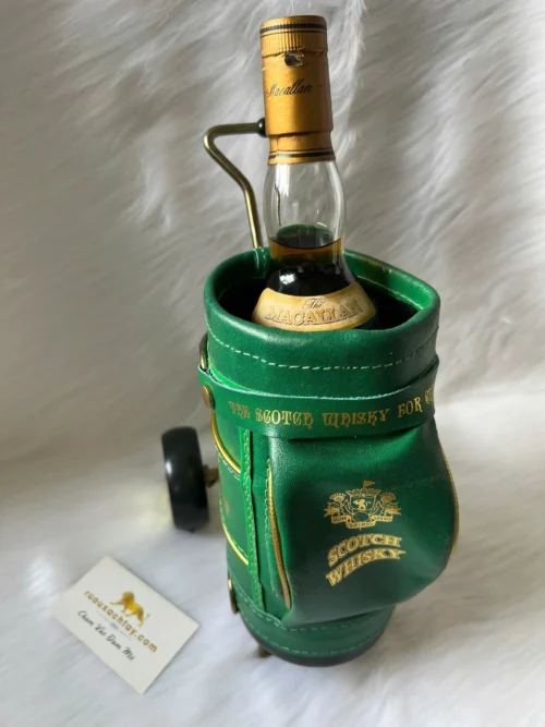 Rượu Và Xe Đẩy Túi Golf Màu Xanh (2)