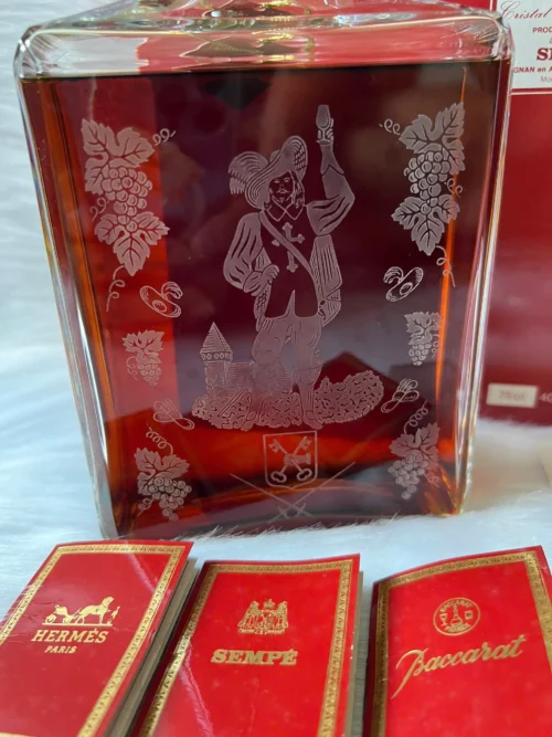 Sempe Armagnac Baccarat Decanter with Hermes Collaboration (1980) 7 Sempe Armagnac Baccarat Decanter with Hermes Collaboration (1983)