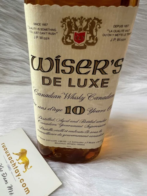 Wiser 10YO Blended Canadian Whisky 1981 (2)