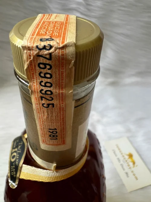 Wiser 10YO Blended Canadian Whisky 1981 (3)