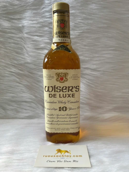 Wiser 10YO Blended Canadian Whisky 1981 (4)