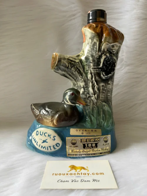 1975 Jim Beam Ducks Unlimited Kentucky Straight Bourbon Whiskey (1)