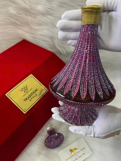 Crownvine K9 Tradition Style AB Siam Purple Swarovski (1)