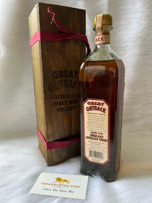 Great Outback Rare Old Australian Single Malt Whisky 750ml 1990s (2)
