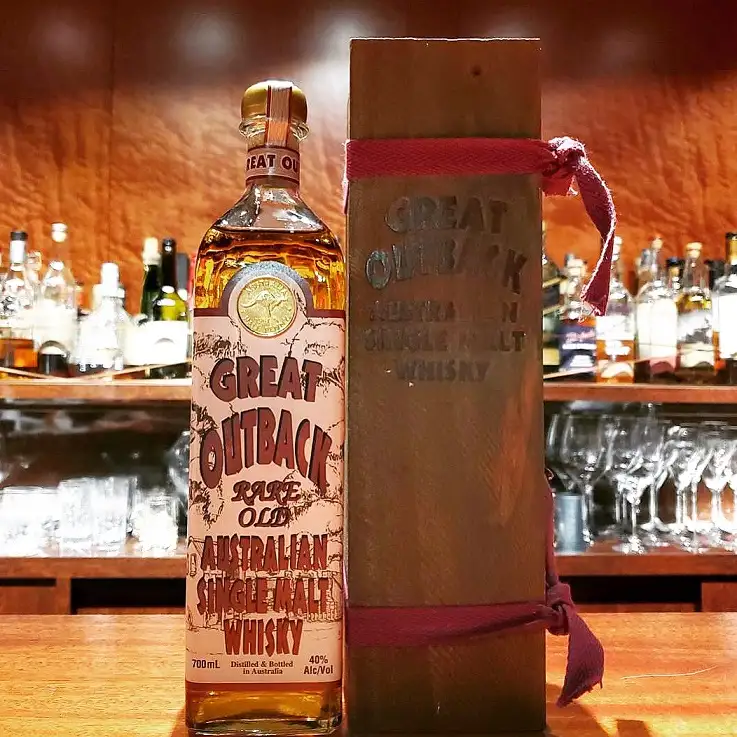 Great Outback Rare Old Australian Single Malt Whisky 750ml 1990s 15 Great Outback Rare Old Australian Single Malt Whisky 750ml 1990s at Bar Sydney