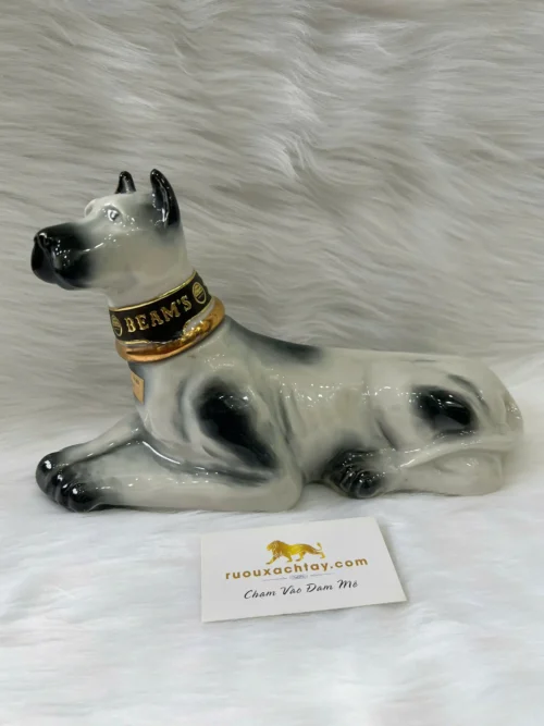 Jim Beam Bourbon Whiskey in Dog Decanters (1)