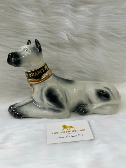 Jim Beam Bourbon Whiskey in Dog Decanters (1)