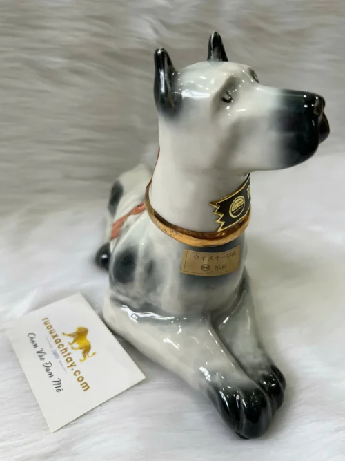 Jim Beam Bourbon Whiskey in Dog Decanters (2)