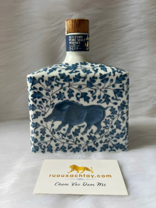 Suntory Yamazaki Pure Malt Whisky 12 Year Old Ceramic Bottle (3)