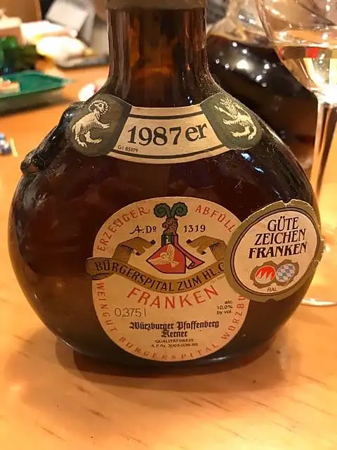 Vang Đức Franken Gold Cap 1987 10 Thượng thức Vang Đức Franken 1987