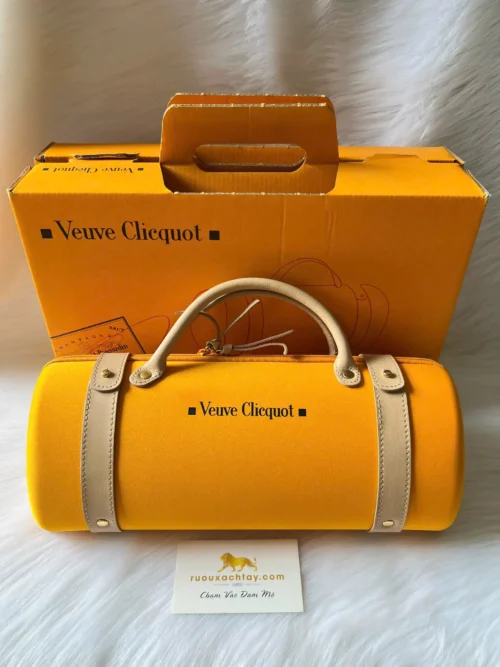Veuve Clicquot Orange Traveller Champagne Carry Case Holder (1)
