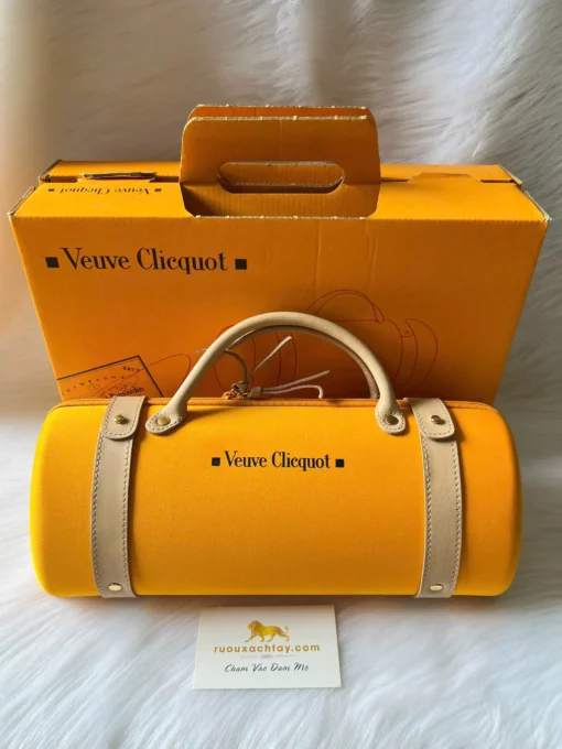 Veuve Clicquot Orange Traveller Champagne Carry Case Holder (1)