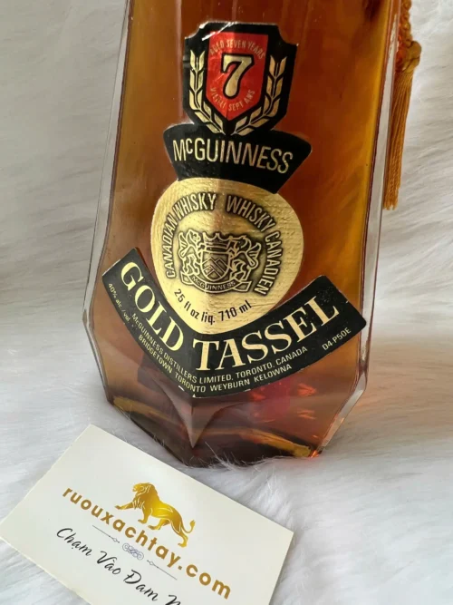 1973 McGuinness Gold Tassel Blended Canadian Whisky 6 1973 McGuinness Gold Tassel Blended Canadian Whisky (3)