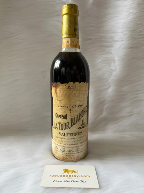 1974 Chateau La Tour Blanche Sauternes 1er Grand Cru Classe (2)