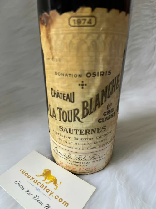 1974 Chateau La Tour Blanche Sauternes 1er Grand Cru Classe (3)