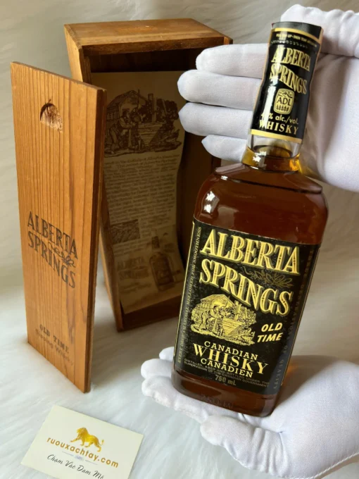 1975 Alberta Springs Old Time Canadian Whisky (1)