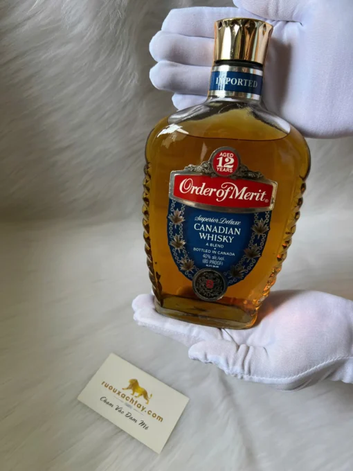 1980 Schenley Order Of Merit 12YO Blended Canadian Whisky (1)