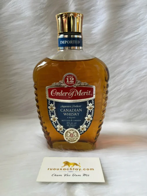 1980 Schenley Order Of Merit 12YO Blended Canadian Whisky (2)