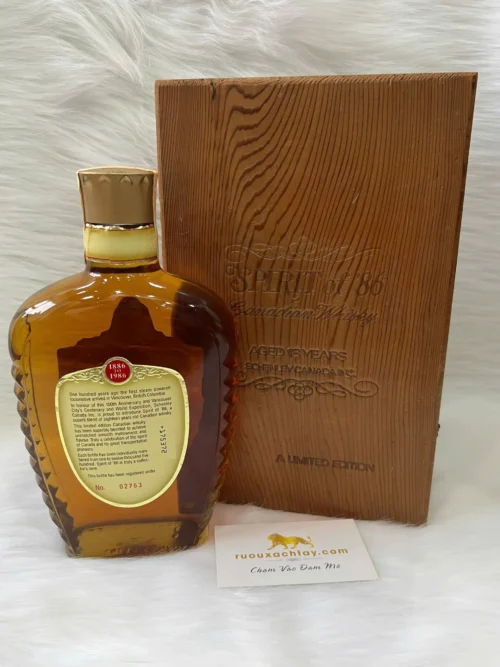 1986 Spirit of 86 Canadian Whisky 18 Year Old (4)