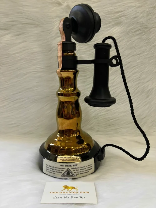 Beam Telephone Decanters 1897 Desk Set (2)
