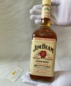 Jim Beam Kentucky Straight Bourbon 1970s 1000ml (1)