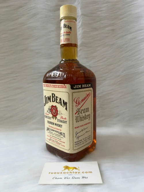 Jim Beam Kentucky Straight Bourbon 1970s 1000ml (3)