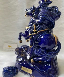 L Dorville Pure Grape Brandy Blue Napoleon Decanter (1)