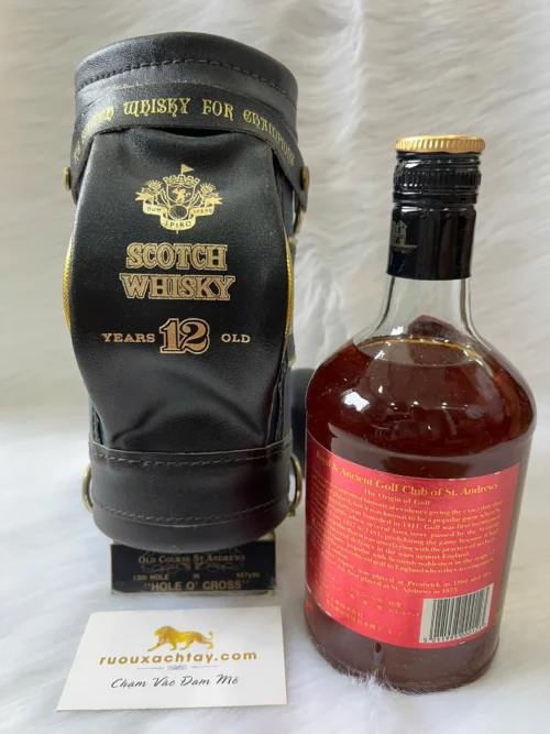 Rượu Và Xe Đẩy Túi Golf Màu Đen (4)